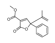 2,5-二氢-2-氧代-5-苯基-5-(2-丙基)-3-呋喃羧酸甲酯结构式