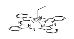 ethylcobalt(III) phthalocyanine结构式