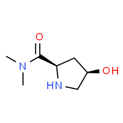 2-Pyrrolidinecarboxamide,4-hydroxy-N,N-dimethyl-,(2R,4R)- structure