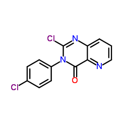 2-Chloro-3-(4-chlorophenyl)pyrido[3,2-d]pyrimidin-4(3H)-one结构式