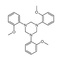 1,3,5-tris(o-methoxyphenyl)-1,3,5-triazacyclohexane Structure