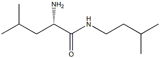 N1-异戊烷-DL-亮氨酰胺结构式