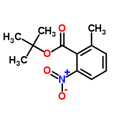 Benzoic acid, 2-Methyl-6-nitro-, 1,1-dimethylethyl ester结构式