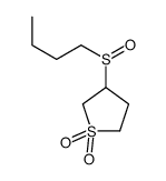 3-butylsulfinylthiolane 1,1-dioxide结构式