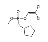 cyclopentyl 2,2-dichloroethenyl methyl phosphate Structure