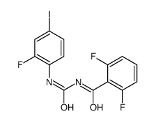 2,6-difluoro-N-[(2-fluoro-4-iodophenyl)carbamoyl]benzamide结构式