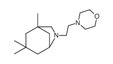 4-[2-(3,3,5-trimethyl-7-azabicyclo[3.2.1]octan-7-yl)ethyl]morpholine Structure