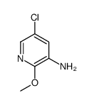 5-氯-2-甲氧基吡啶-3-胺结构式