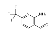 2-amino-6-(trifluoromethyl)pyridine-3-carbaldehyde Structure