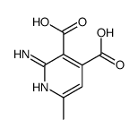 3,4-Pyridinedicarboxylicacid,2-amino-6-methyl-(7CI)结构式