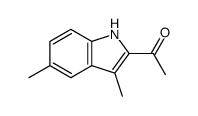 1-(3,5-dimethyl-1H-indol-2-yl)ethanone结构式