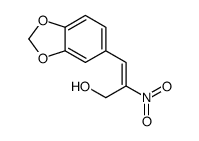 3-(1,3-benzodioxol-5-yl)-2-nitroprop-2-en-1-ol Structure