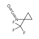 1-isocyanato-1-(trifluoromethyl)cyclopropane结构式