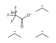 tri(propan-2-yl)stannyl 2,2,2-trifluoroacetate Structure