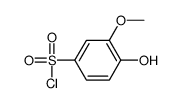4-羟基-3-甲氧基-苯磺酰氯结构式