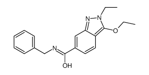 N-benzyl-3-ethoxy-2-ethylindazole-6-carboxamide结构式