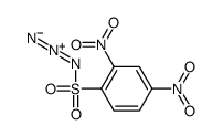 N-diazo-2,4-dinitrobenzenesulfonamide结构式