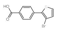 4-(3-bromothiophen-2-yl)benzoic acid Structure