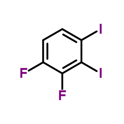 1,2-Difluoro-3,4-diiodobenzene Structure