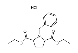 1-Benzylpyrrolidine-2,5-dicarboxylic acid diethyl ester Structure
