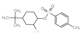1-(2-chloro-4-tert-butyl-cyclohexyl)oxysulfonyl-4-methyl-benzene结构式