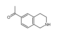 1-(1,2,3,4-四氢异喹啉-6-基)乙酮结构式