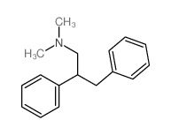 Benzenepropanamine, N,N-dimethyl-b-phenyl-结构式