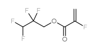 2,2,3,3-TETRAFLUOROPROPYL 2-FLUOROACRYLATE结构式
