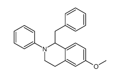 1-benzyl-6-methoxy-2-phenyl-3,4-dihydro-1H-isoquinoline Structure