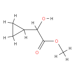 Methyl 2-cyclopropyl-2-hydroxyacetate Structure