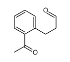 3-(2-Acetylphenyl)propanal Structure