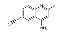 4-amino-2-methyl-quinoline-6-carbonitrile结构式