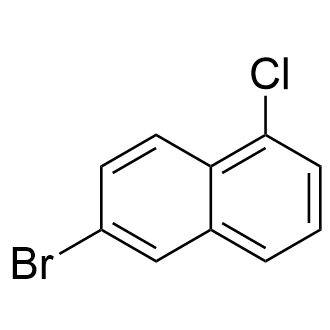 6-溴-1-氯萘结构式