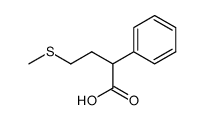 4-methylsulfanyl-2-phenyl-butyric acid Structure