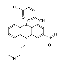 2-Nitro-(3-dimethylamino-propyl)-phenothiazin-maleat Structure