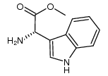 L-tryptophan methyl ester结构式