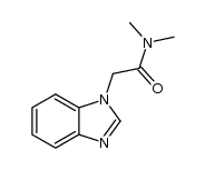 benzimidazol-1-yl-acetic acid dimethylamide结构式