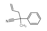 2-甲基-2-苯基-4-戊烯腈结构式