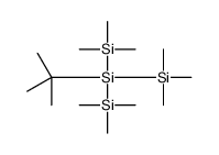 tert-butyl-tris(trimethylsilyl)silane结构式