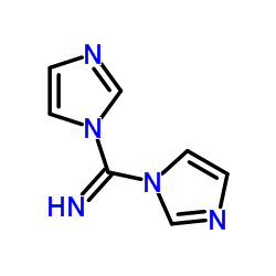 1,1-Di(1H-imidazol-1-yl)methanimine Structure