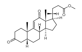 methyl 3,12-dioxo-5β-chol-9(11)-enate Structure