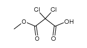 dichloro-malonic acid monomethyl ester Structure