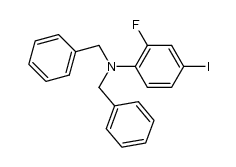 N,N-Dibenzyl-2-fluoro-4-iodoaniline Structure