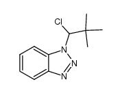 1-(benzotriazol-1-yl)-1-chloro-2,2-dimethylpropane Structure