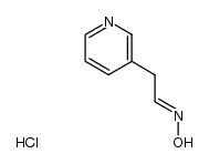 3-pyridineacetaldehyde oxime hydrochloride Structure