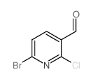 6-溴-2-氯烟醛结构式