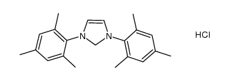 1,3-bis(2,4,6-trimethylphenyl)imidazol-2-ylidene.HCl Structure