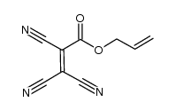 allyl tricyanoethylenecarboxylate Structure