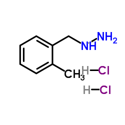 (2-Methylbenzyl)hydrazine dihydrochloride结构式