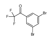 1-(3,5-dibromophenyl)-2,2,2-trifluoroethanone结构式